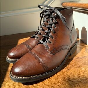 THURSDAY BOOT COMPANY Captain Boots Leather Classic Rugged Handmade 12 Wide